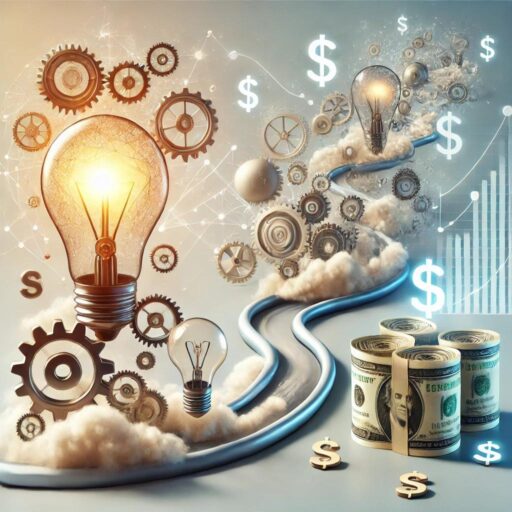 transformation of ideas into cash as a creative