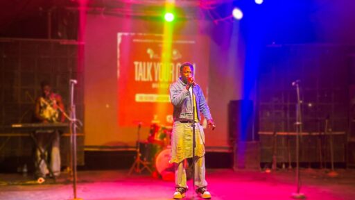 Open mic event in Lagos showcasing emerging creatives on stage