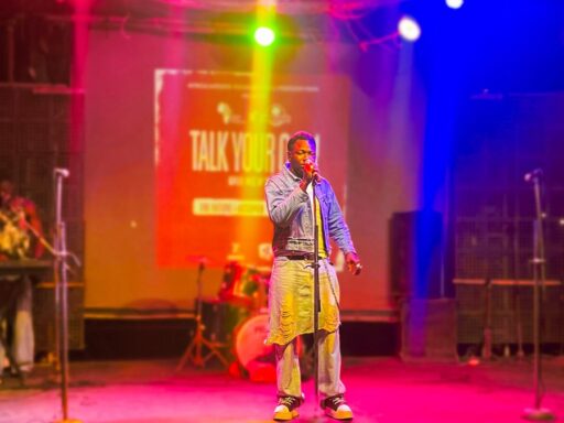 Open mic event in Lagos showcasing emerging creatives on stage