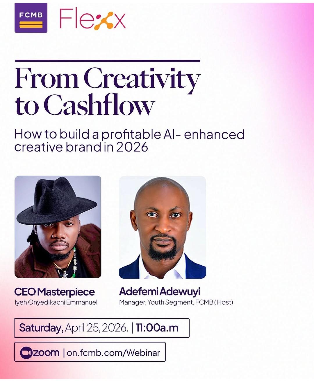 From Creativity to Cashflow webinar by FCMB