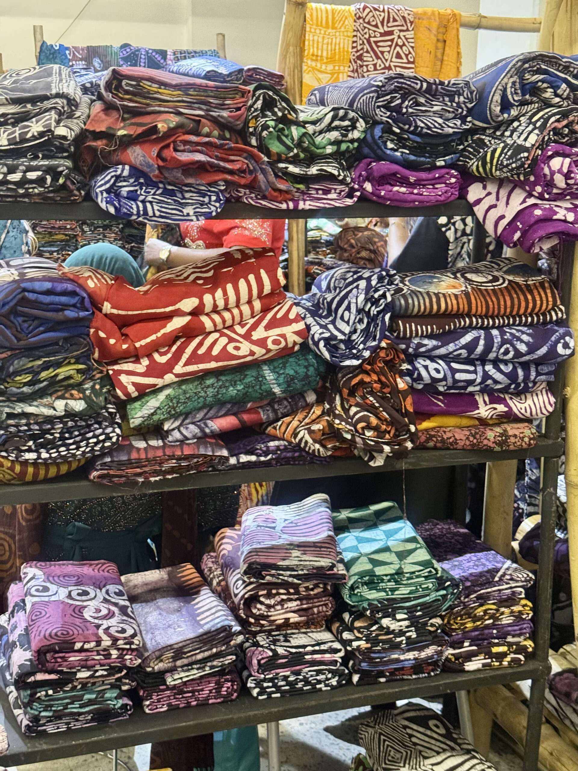 Adire fabrics on display at Ecobank Adire Lagos 2026. Credit: Creative Money Africa