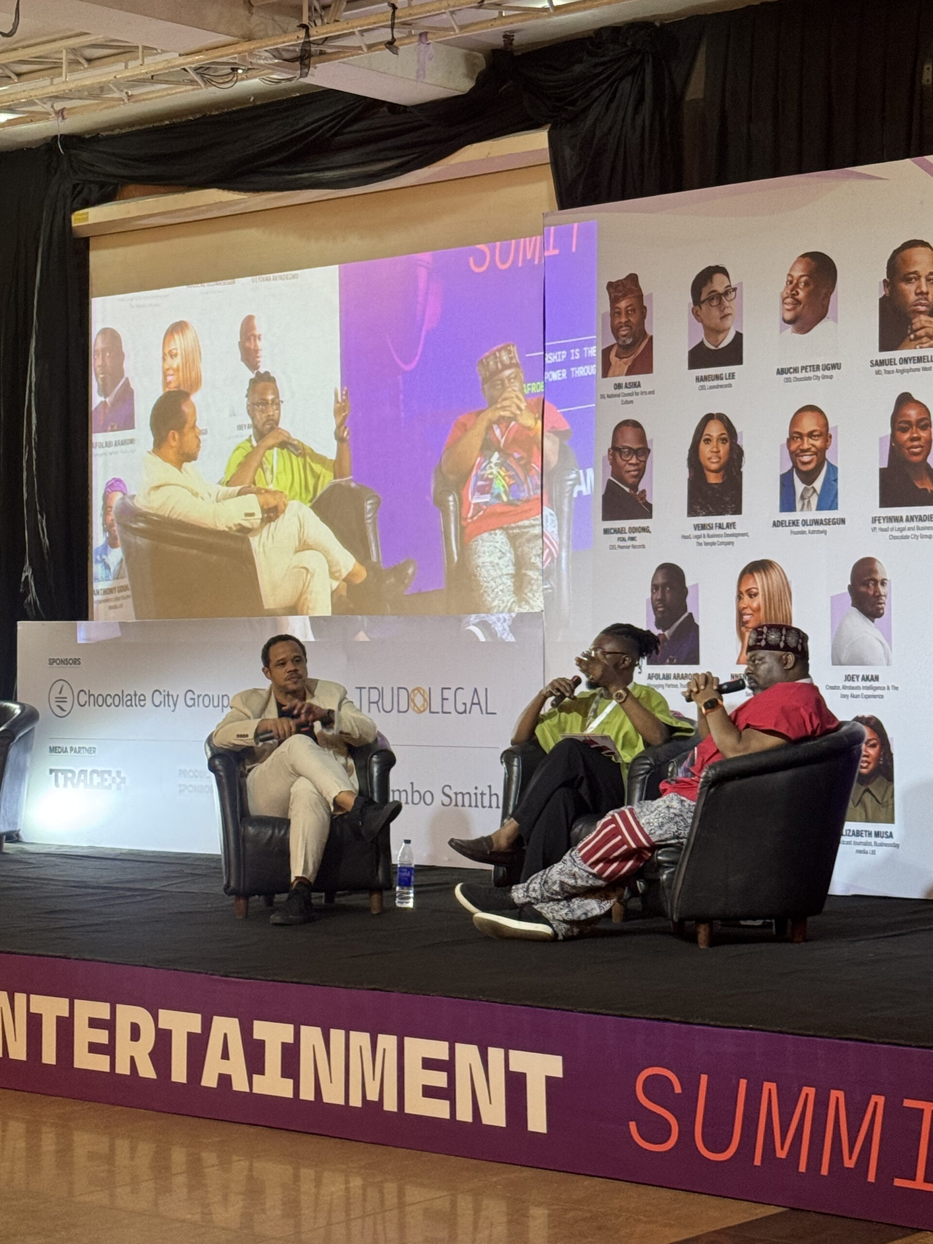 The Parlour Discussion at the 2026 BusinessDay Creative Entertainment Summit. Credit: Creative Money Africa