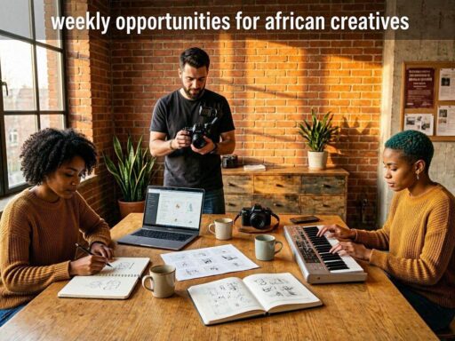 weekly opportunities for African creators