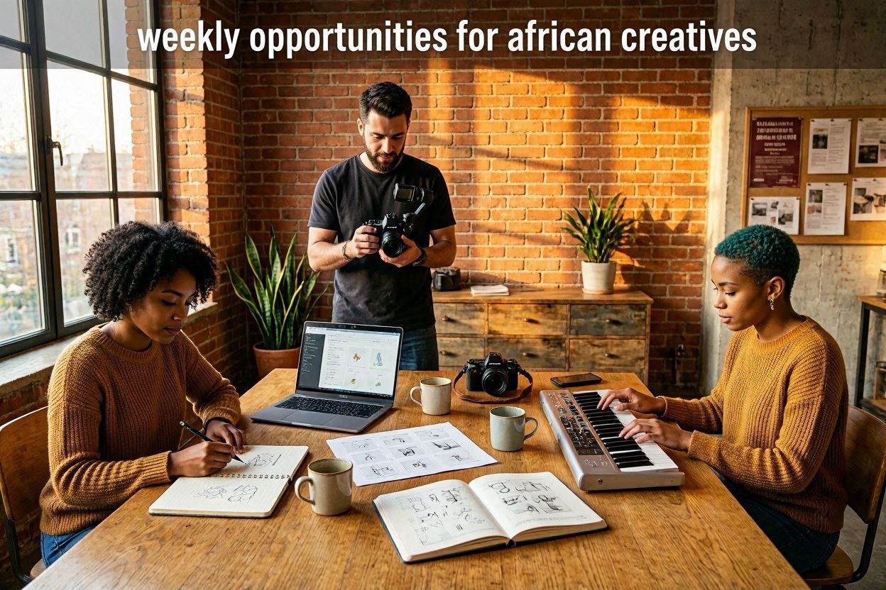 weekly opportunities for African creators