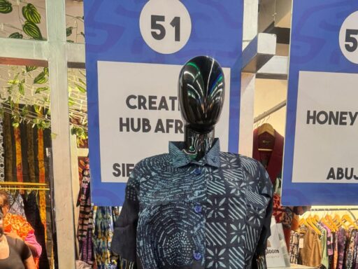 Exhibitor at Ecobank Adire Lagos. Credit: Creative Money Africa