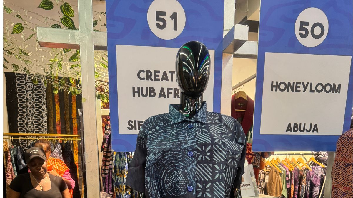 Exhibitor at Ecobank Adire Lagos. Credit: Creative Money Africa