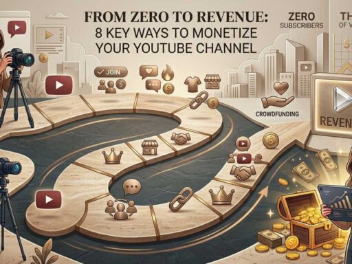 Ways to Monetize Your YouTube Channel