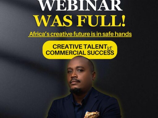 Ekpedeme Ufot speaking during Creative Money Africa's webinar on Creative Talent vs Commercial Success