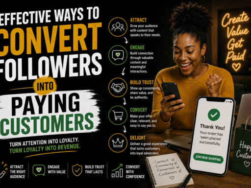 Most effective way to Convert Followers Into Paying Customers