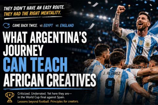 lesson for African creatives from Argentina's world cup journey