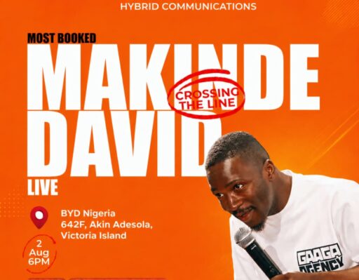 Makinde David Crossing the Line Live Comedy Show