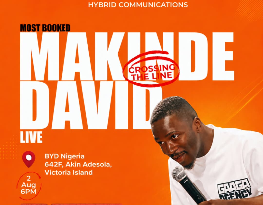 Makinde David Crossing the Line Live Comedy Show