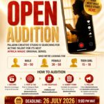 Paladin Creative Studio announces auditions for actors for a new Africa Magic Original Series.