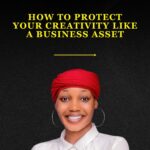 Amosa Shukurat speaking about intellectual property and monetizing creative work during a Creative Money Africa webinar