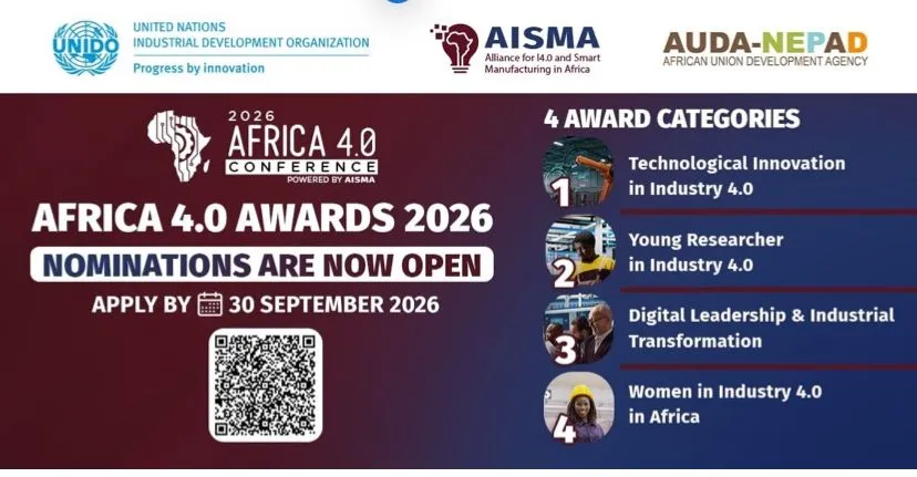 AFRICA 4.0 Awards 2026 Opens Nominations for Continental Industry 4.0 Innovators