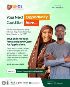 FG iDICE Skills to Jobs Program 2026