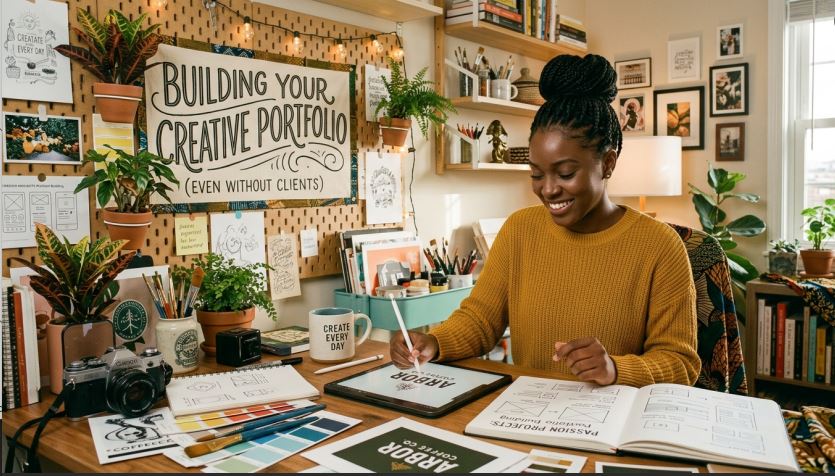 How to Build a Creative Portfolio with no clients