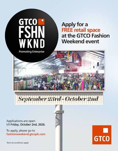 GTCO Fashion Weekend Free Retail Space Applications