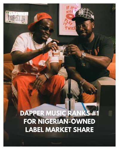 Dapper Music leads label market share