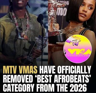 MTV VMAs Best Afrobeats category
