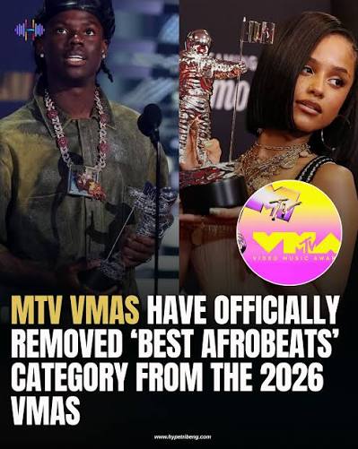 MTV VMAs Best Afrobeats category